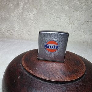 Vintage Zippo Rule Gulf Oil Tape Measure Canada Rare Collectible Pocket Tool Vtg